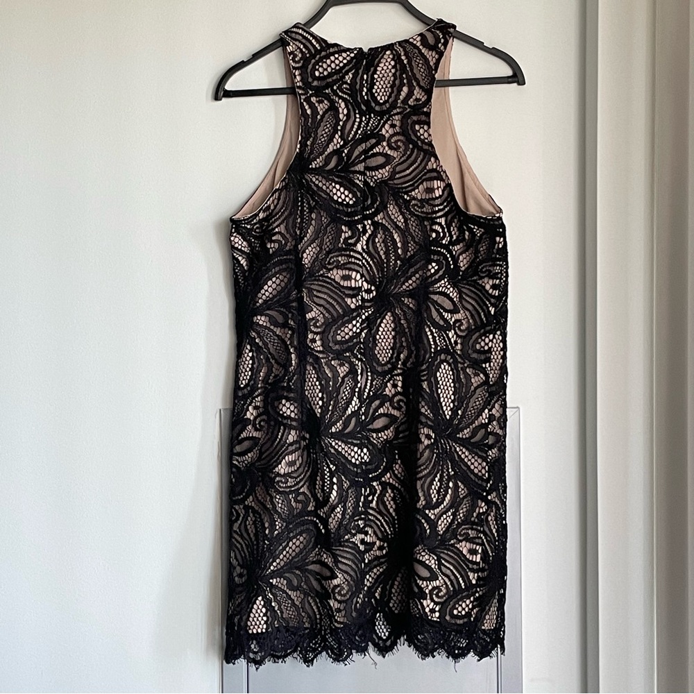 ARITZIA BABATON Henry Black Mini Sleeveless Cocktail Lace Dress - Picture 6 of 11